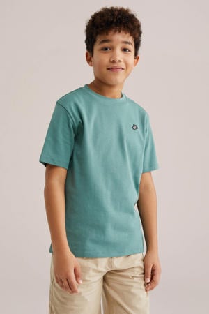 T-shirt donkergroen