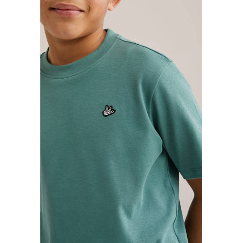 WE Fashion Blue Ridge T-shirt donkergroen afbeelding