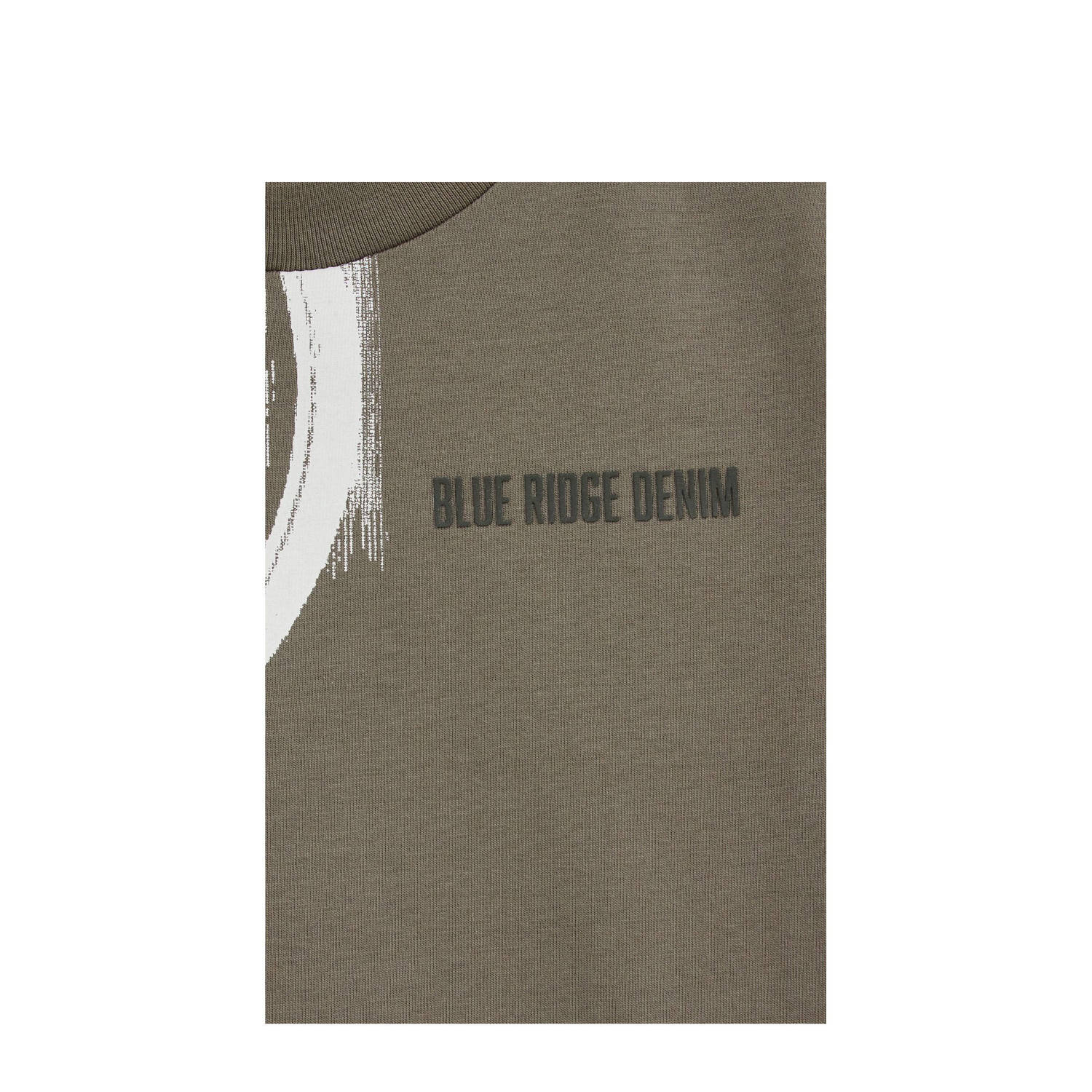 WE Fashion Blue Ridge T-shirt bruin