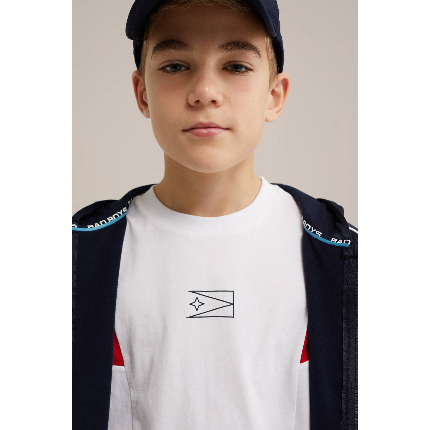 WE Fashion Bad Boys T-shirt wit