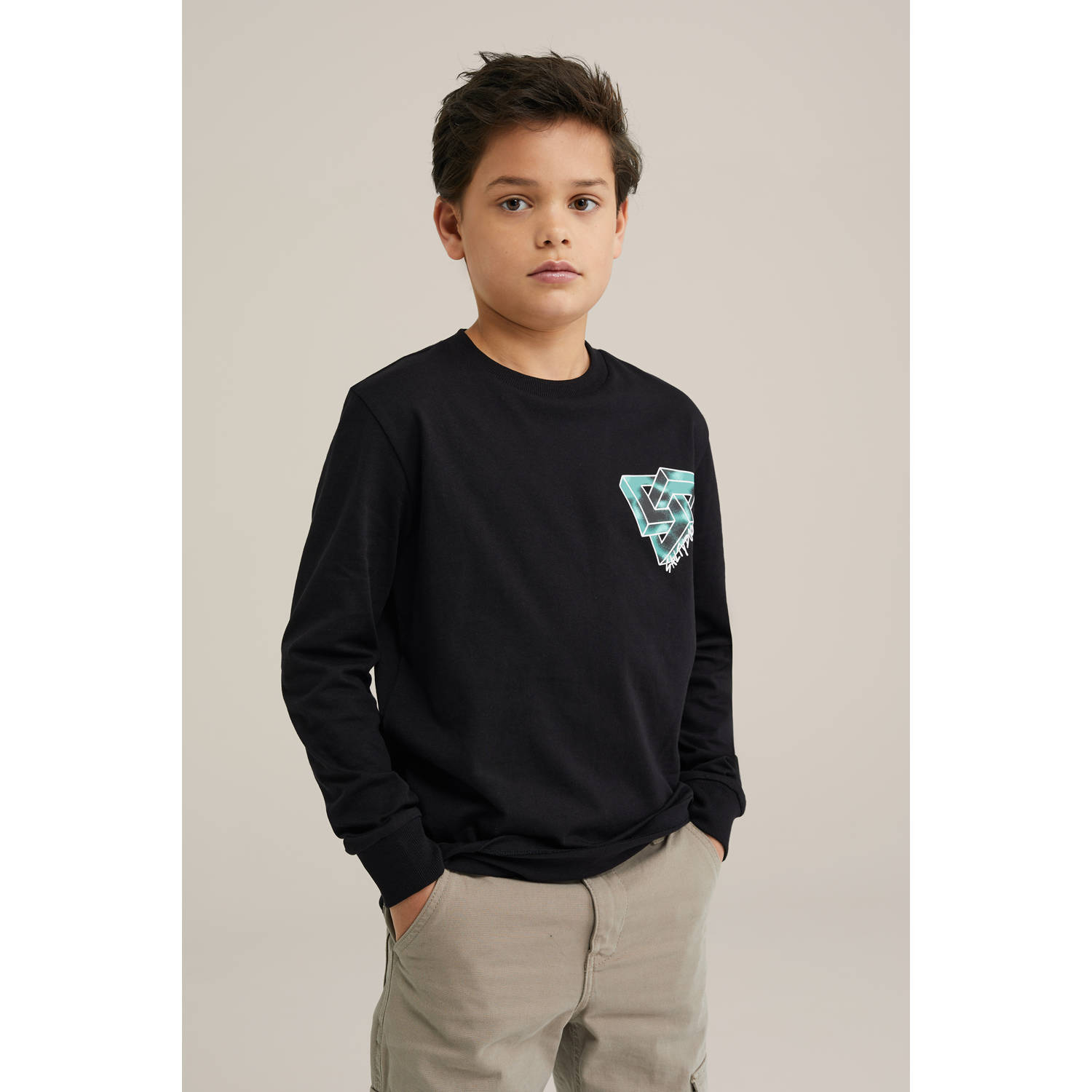 Salty Dog longsleeve zwart