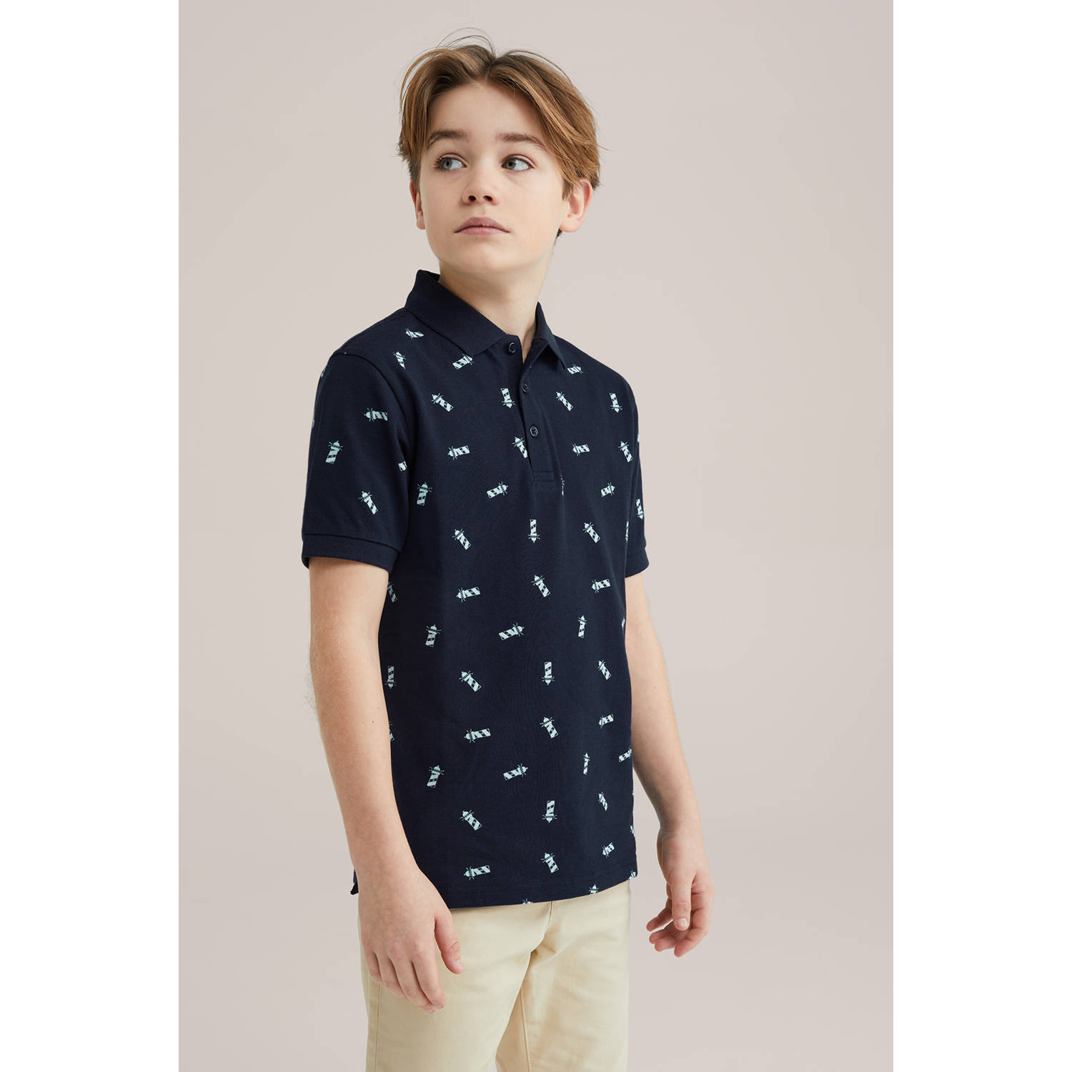 WE Fashion Blue Ridge polo marine