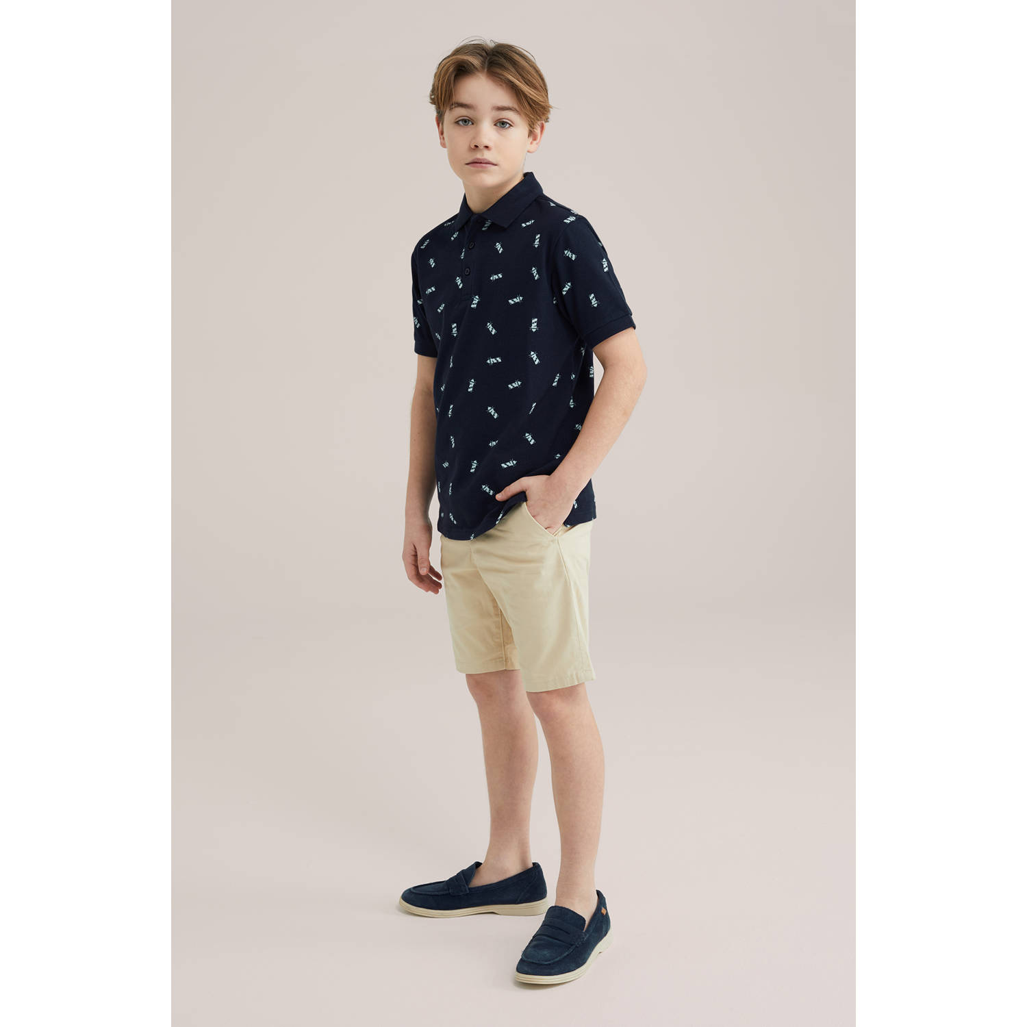 WE Fashion Blue Ridge polo marine