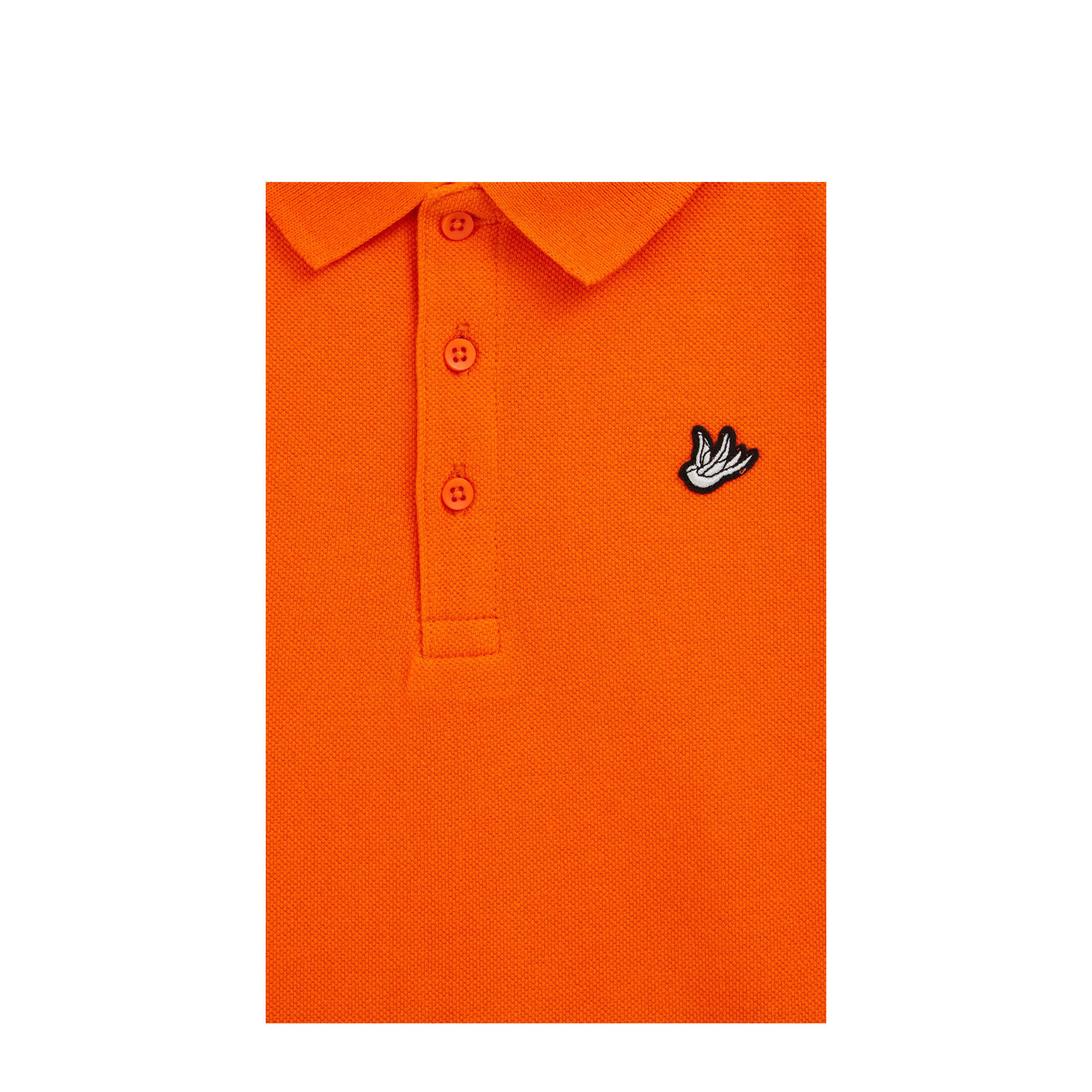 WE Fashion polo oranje