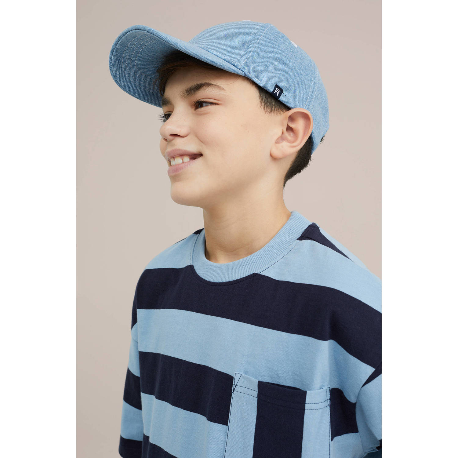 WE Fashion Blue Ridge T-shirt blauw