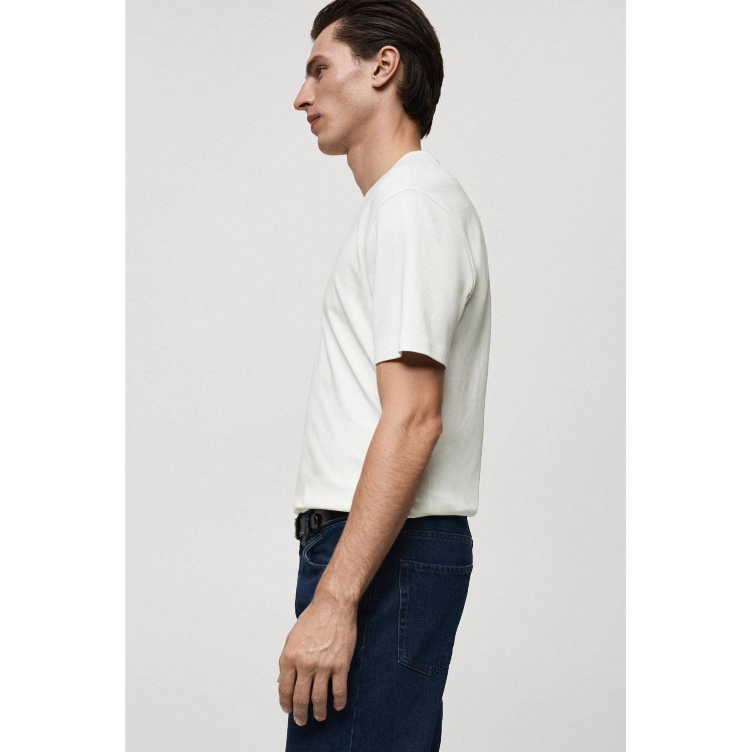 Mango Man t-shirt wit
