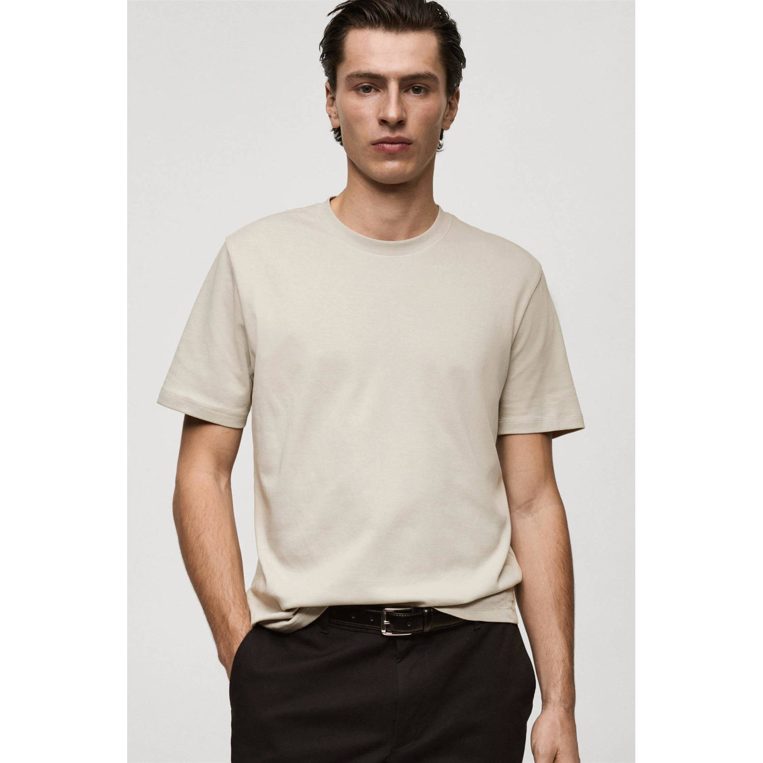 Mango Man T-shirt ecru