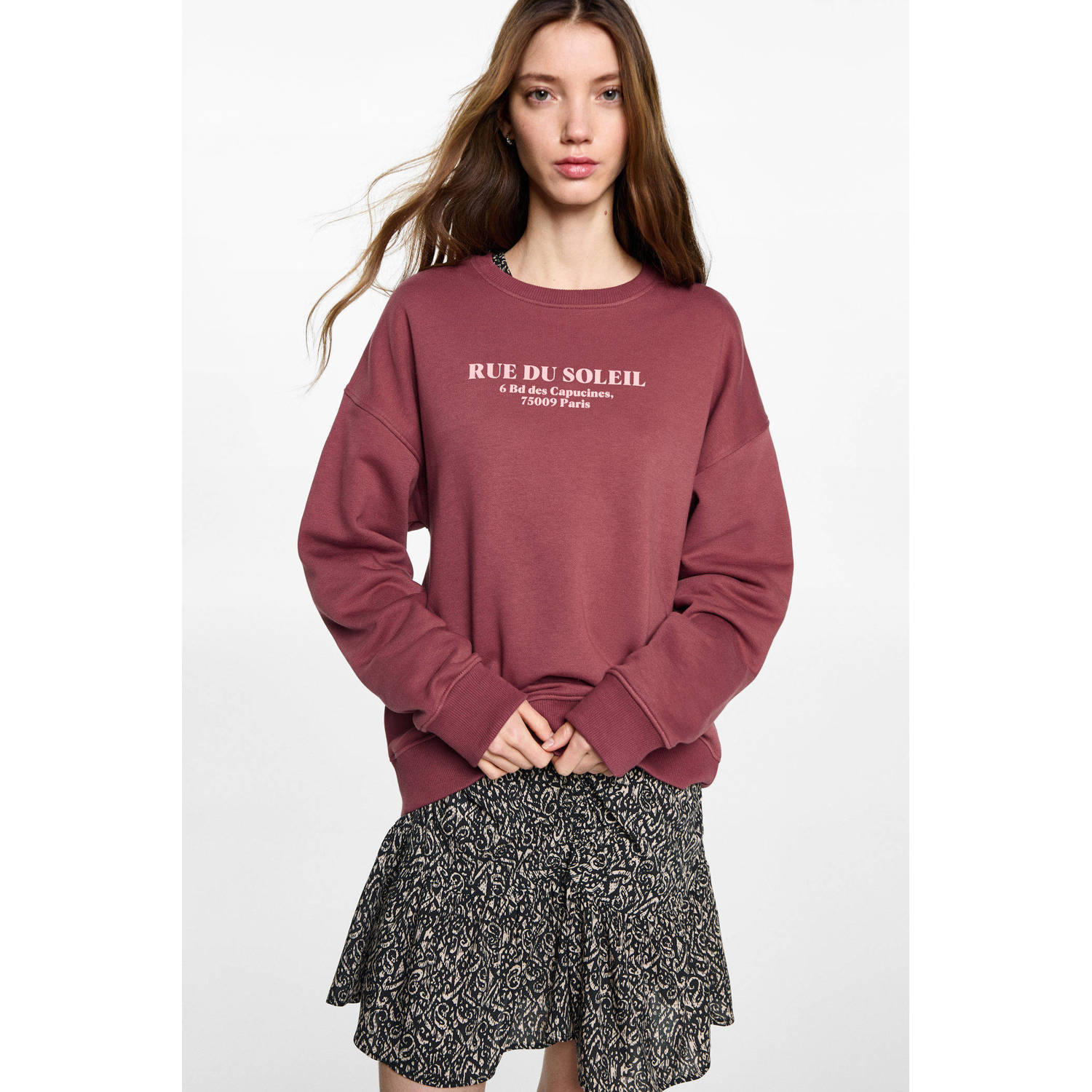 MANGO TEEN sweater donkerrood