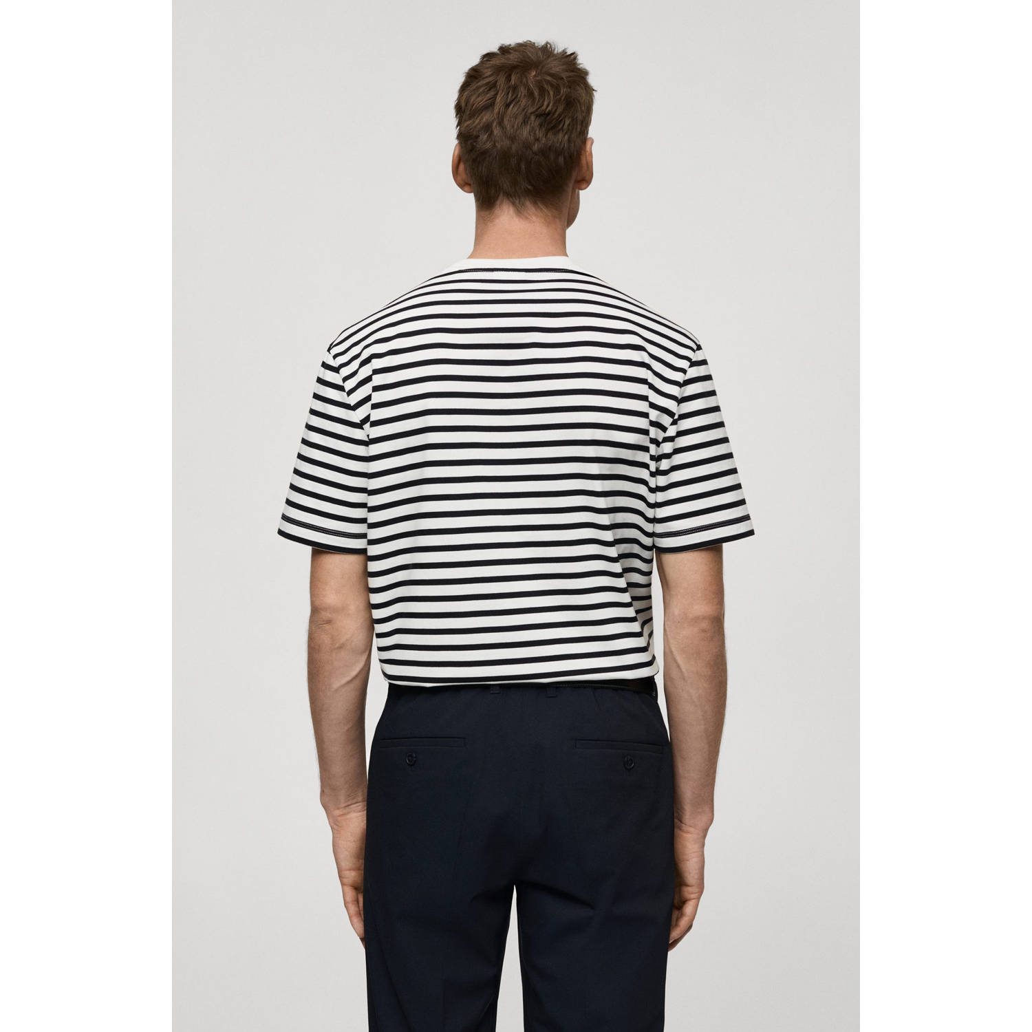 Mango Man T-shirt zwart