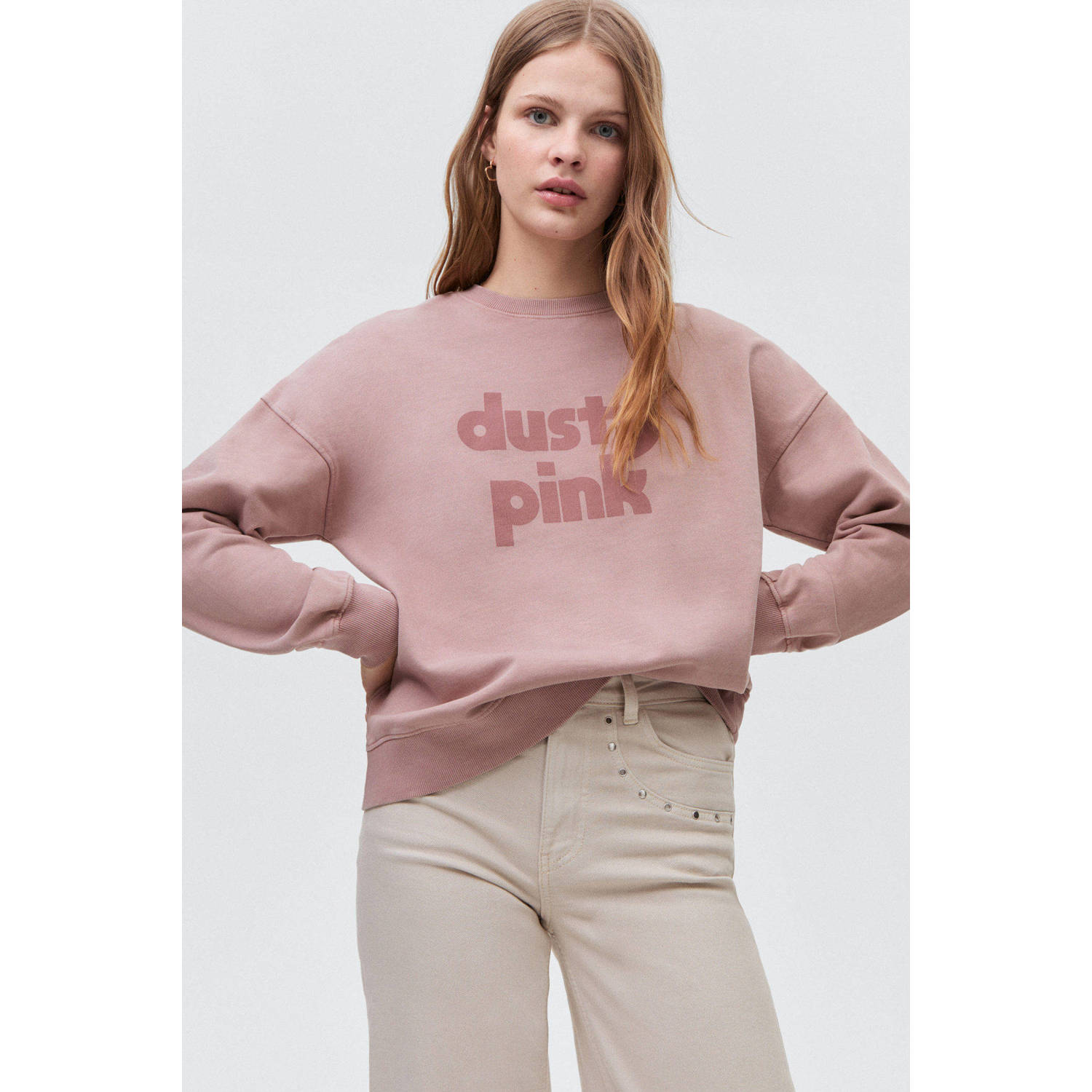 MANGO TEEN sweater roze