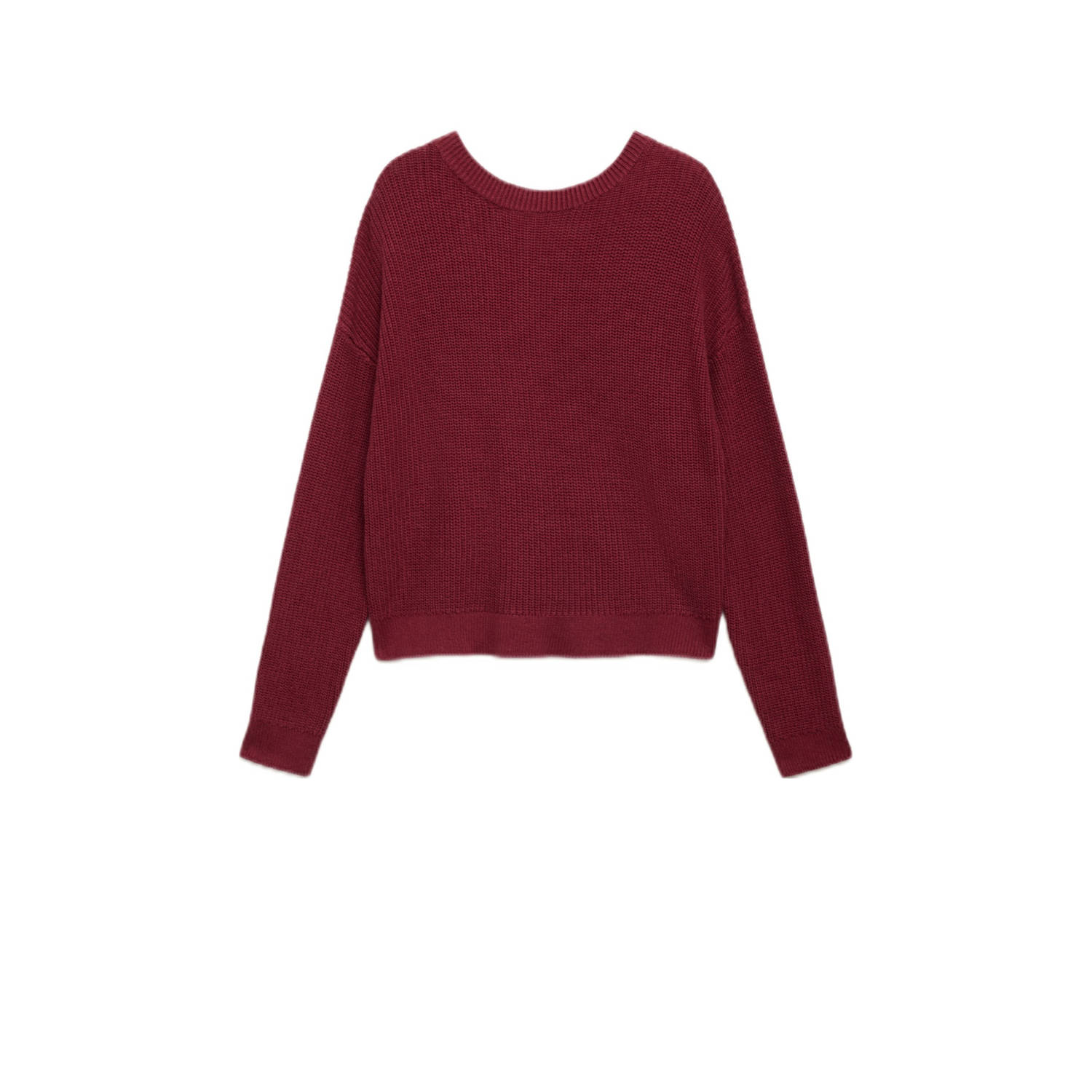 MANGO TEEN trui rood gebreid