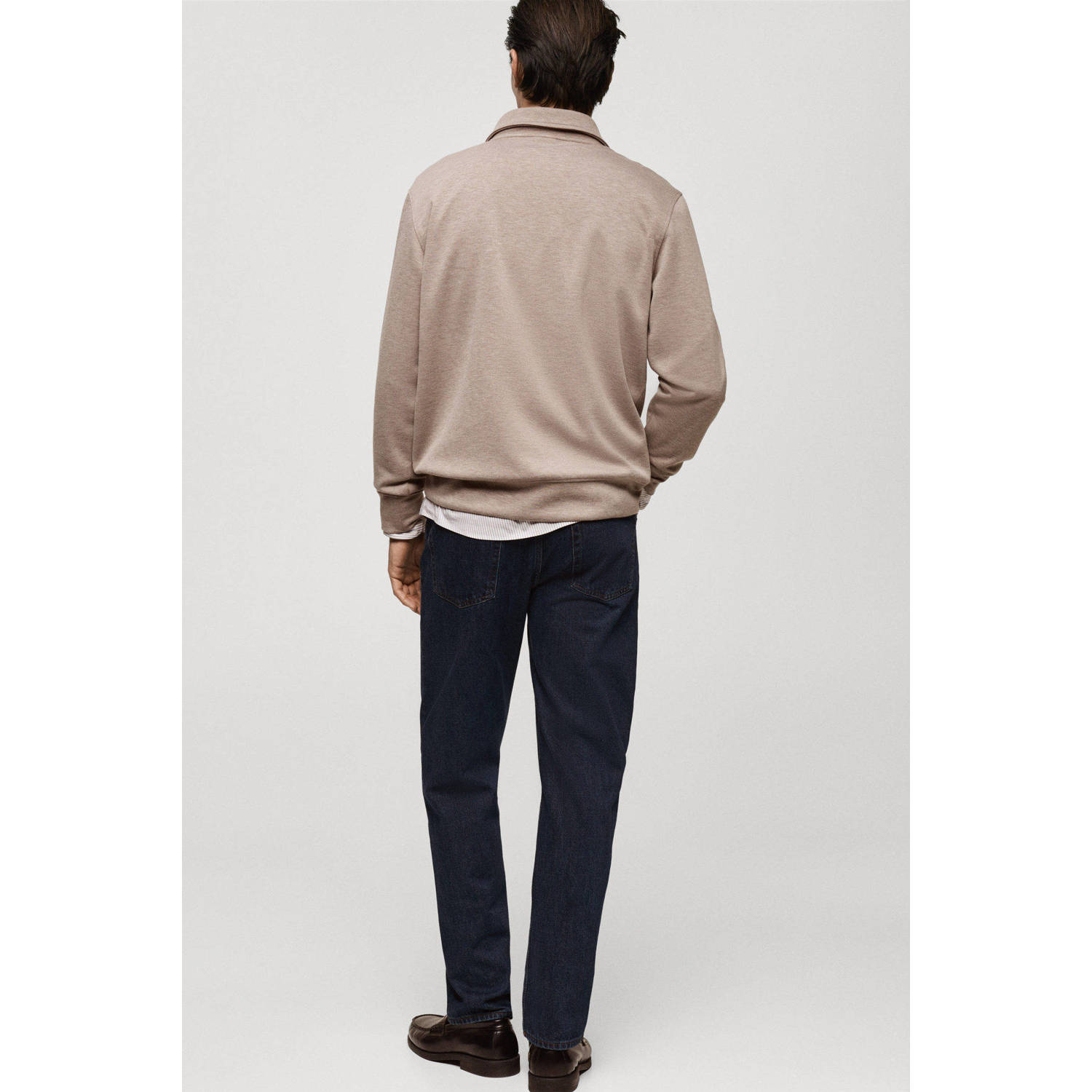 Mango Man sweater bruin