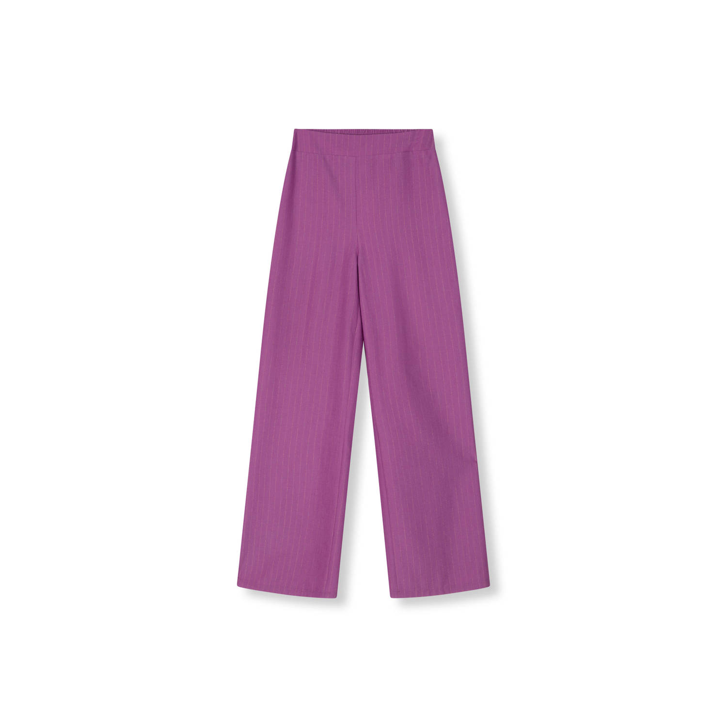 Refined Department wide leg regular waist broek paars