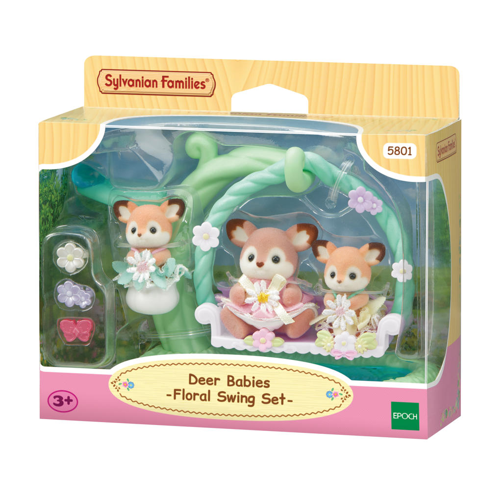 Sylvanian Families 5801 Baby hertjes- bloemen schommel