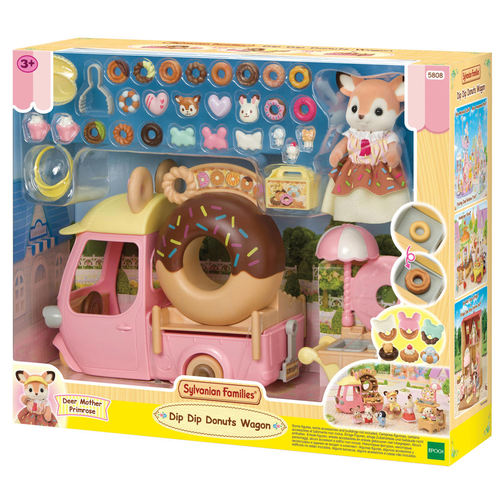 Sylvanian Families 5808 Dip Dip Donut wagen