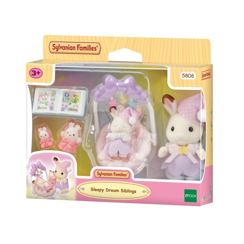 Sylvanian Families 5806 Slaperige droomset broer- zus
