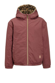 thumbnail: Me & My Monkey reversible puffer jas roze/panterprint