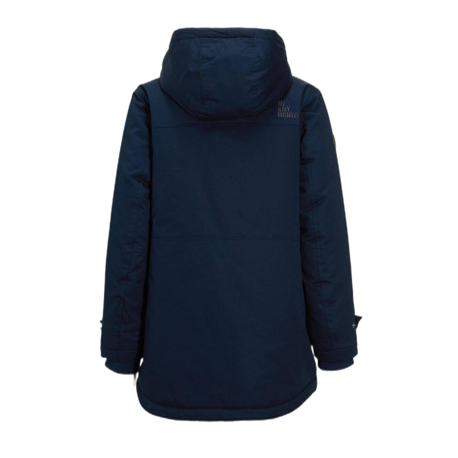 Me & My Monkey parka jas blauw