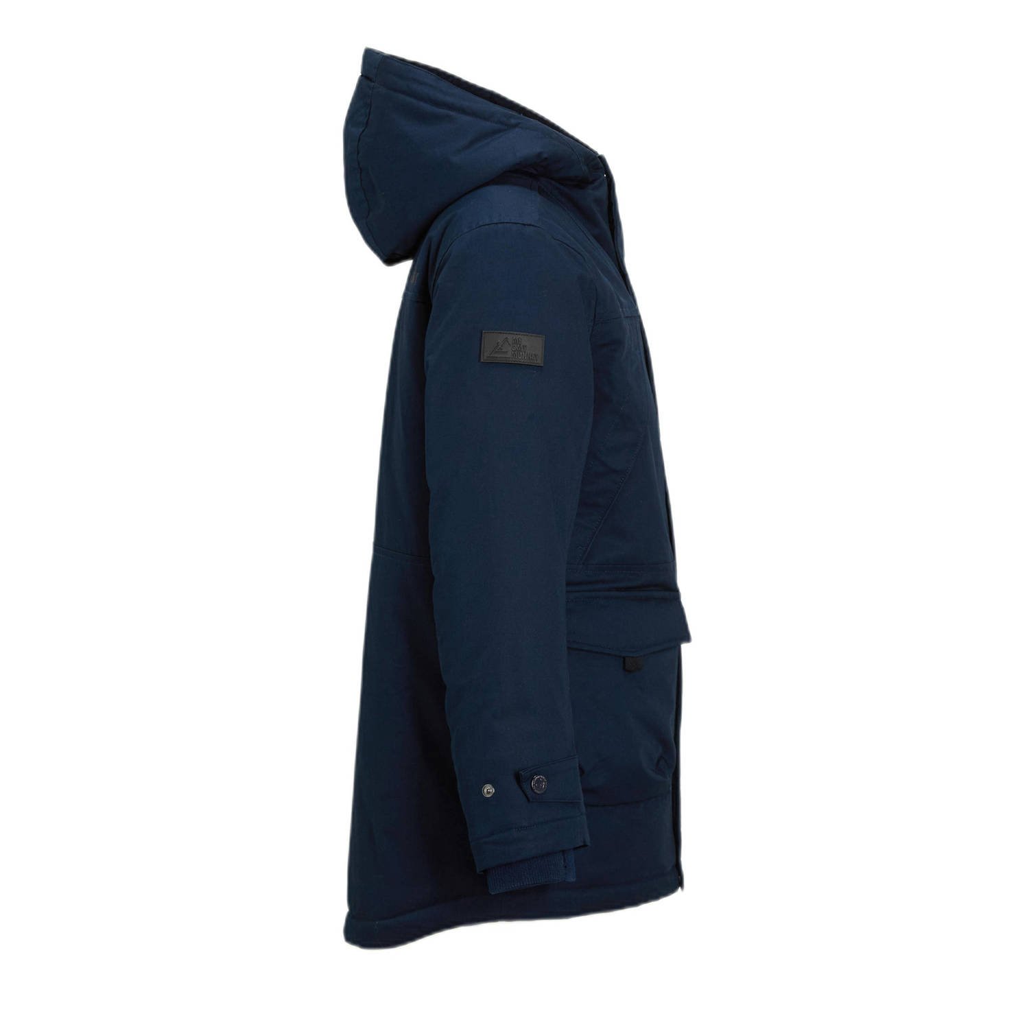 Me & My Monkey parka jas blauw