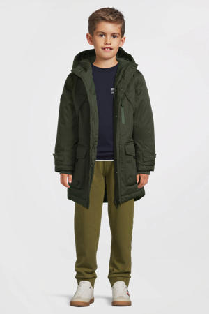 parka jas blauw