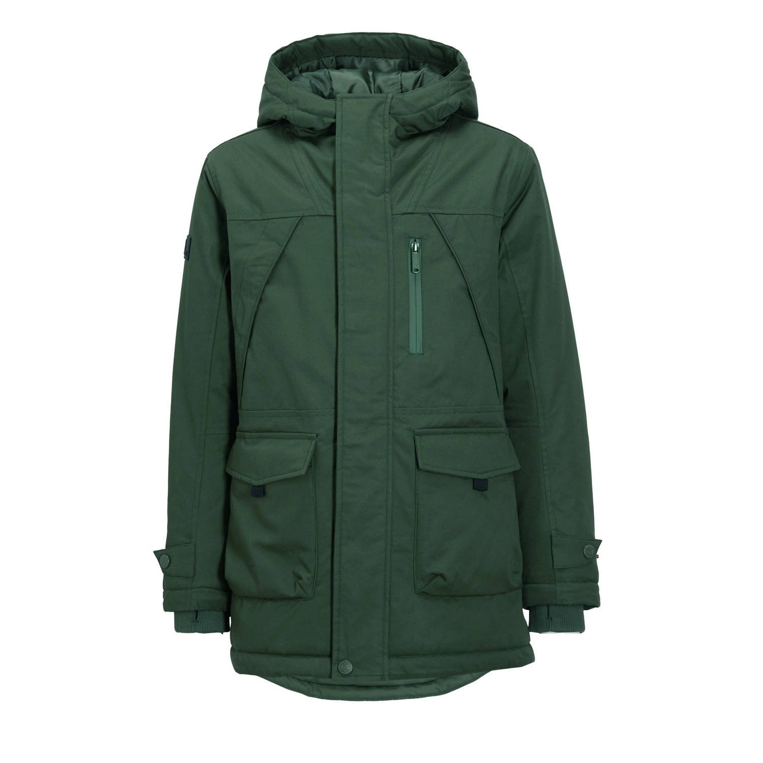 Me & My Monkey parka jas blauw