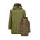 Me & My Monkey reversible lange jas groen/panterprint