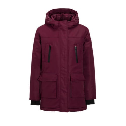 Me & My Monkey parka jas rood afbeelding