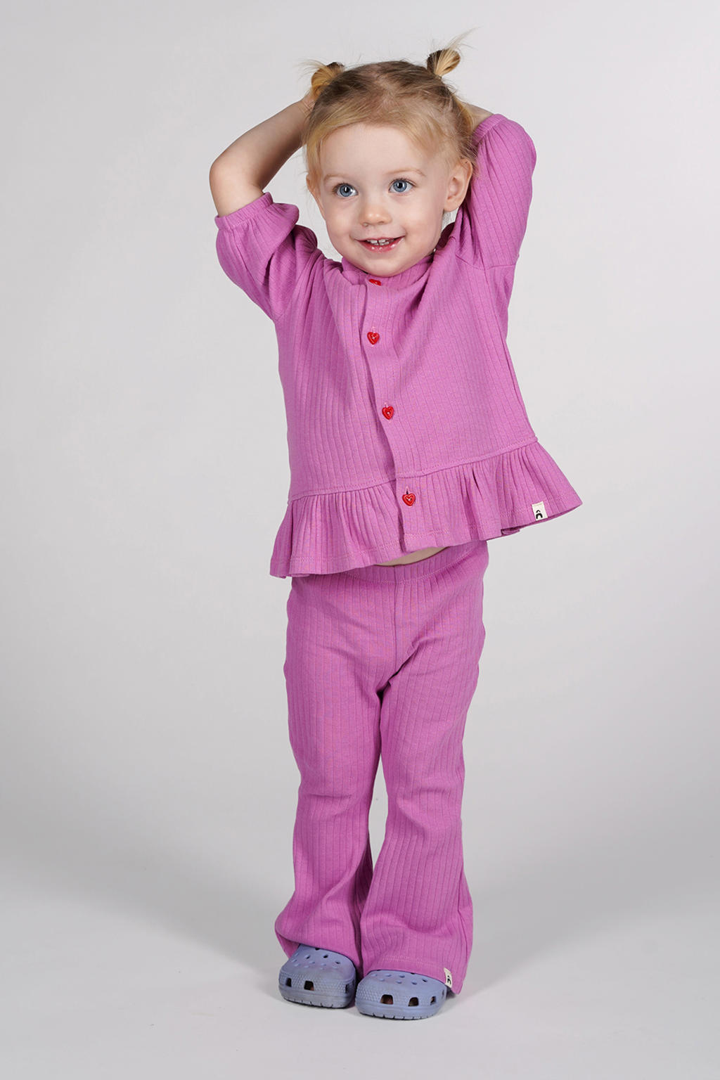 The New Chapter flared legging roze