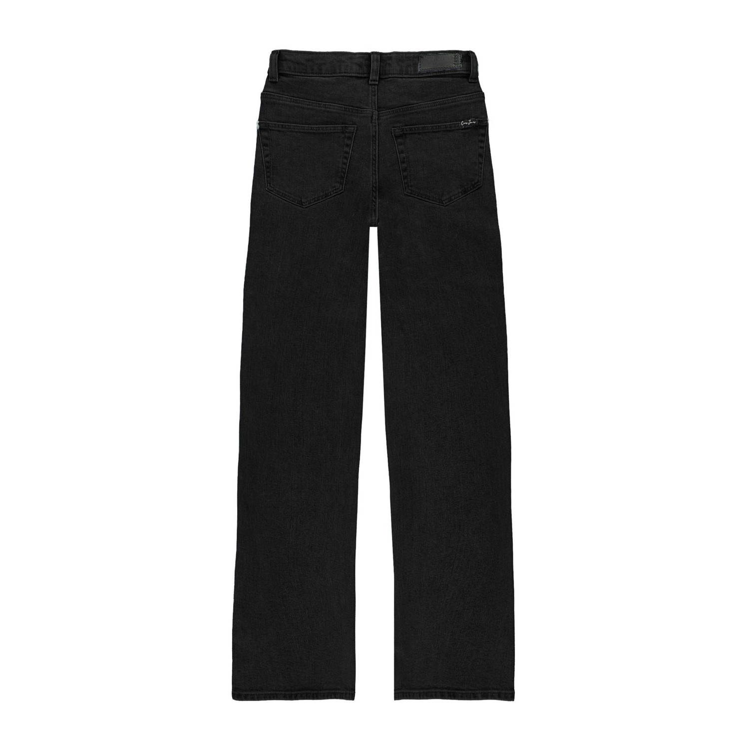 Cars straight high waist black denim