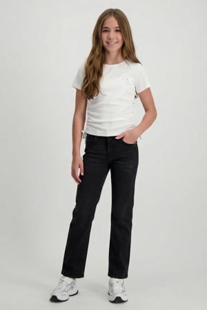 straight jeans high waist black denim