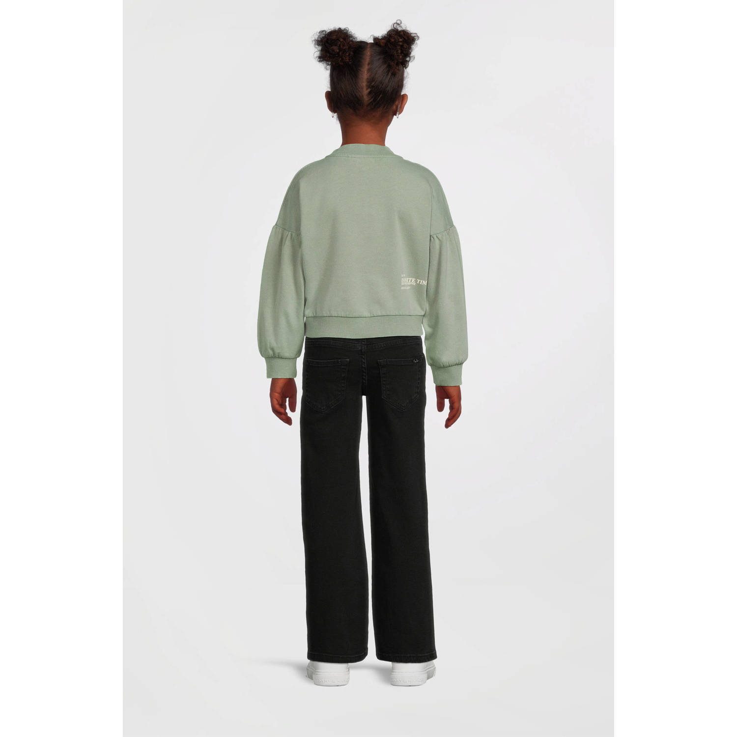 Cars straight high waist black denim