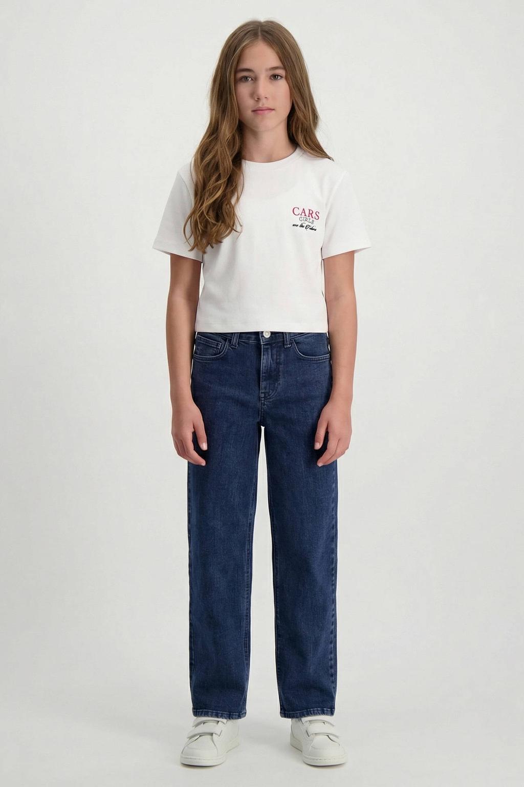 Cars straight jeans high waist light blue denim