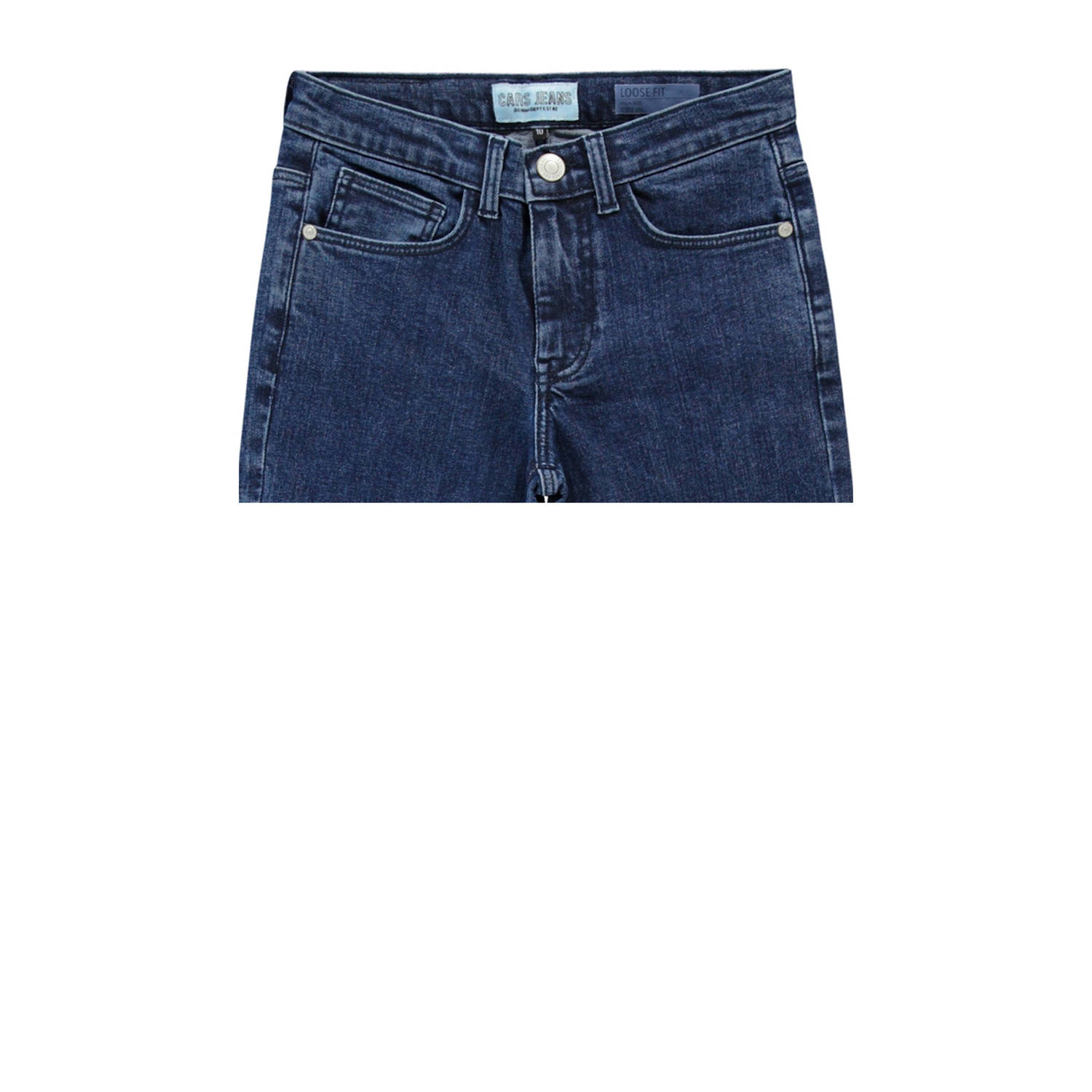 Cars straight high waist light blue denim