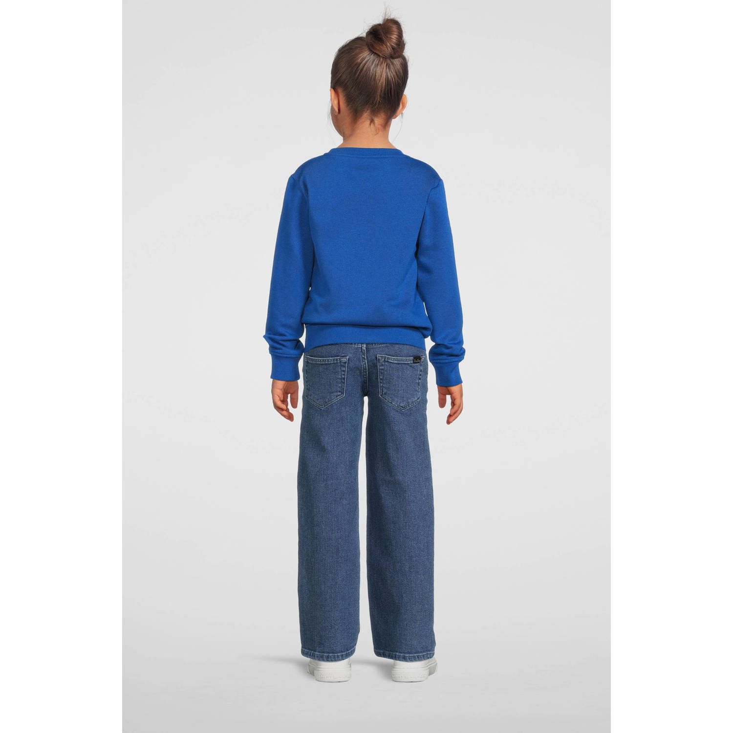 Cars straight high waist light blue denim