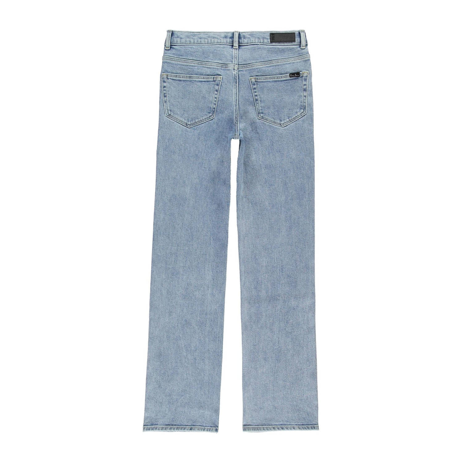 Cars straight high waist light blue denim