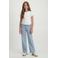 Cars straight jeans high waist light blue denim