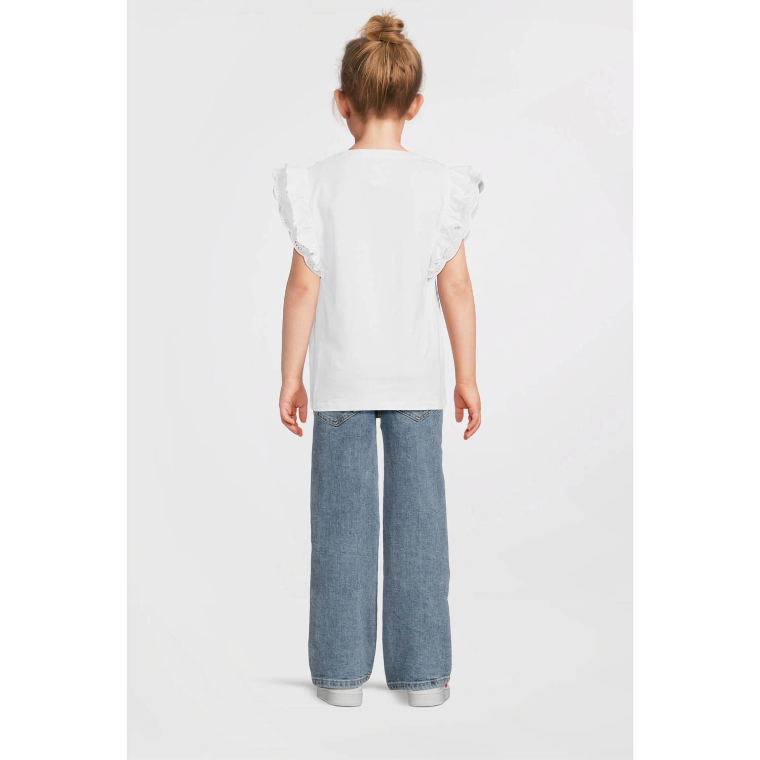 Cars straight high waist light blue denim