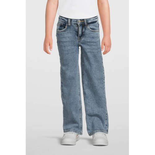 Cars straight high waist light blue denim afbeelding