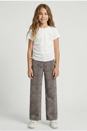 straight jeans high waist bruin