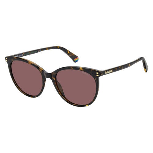Polaroid zonnebril met tortoise print PLD 6231/S bruin afbeelding