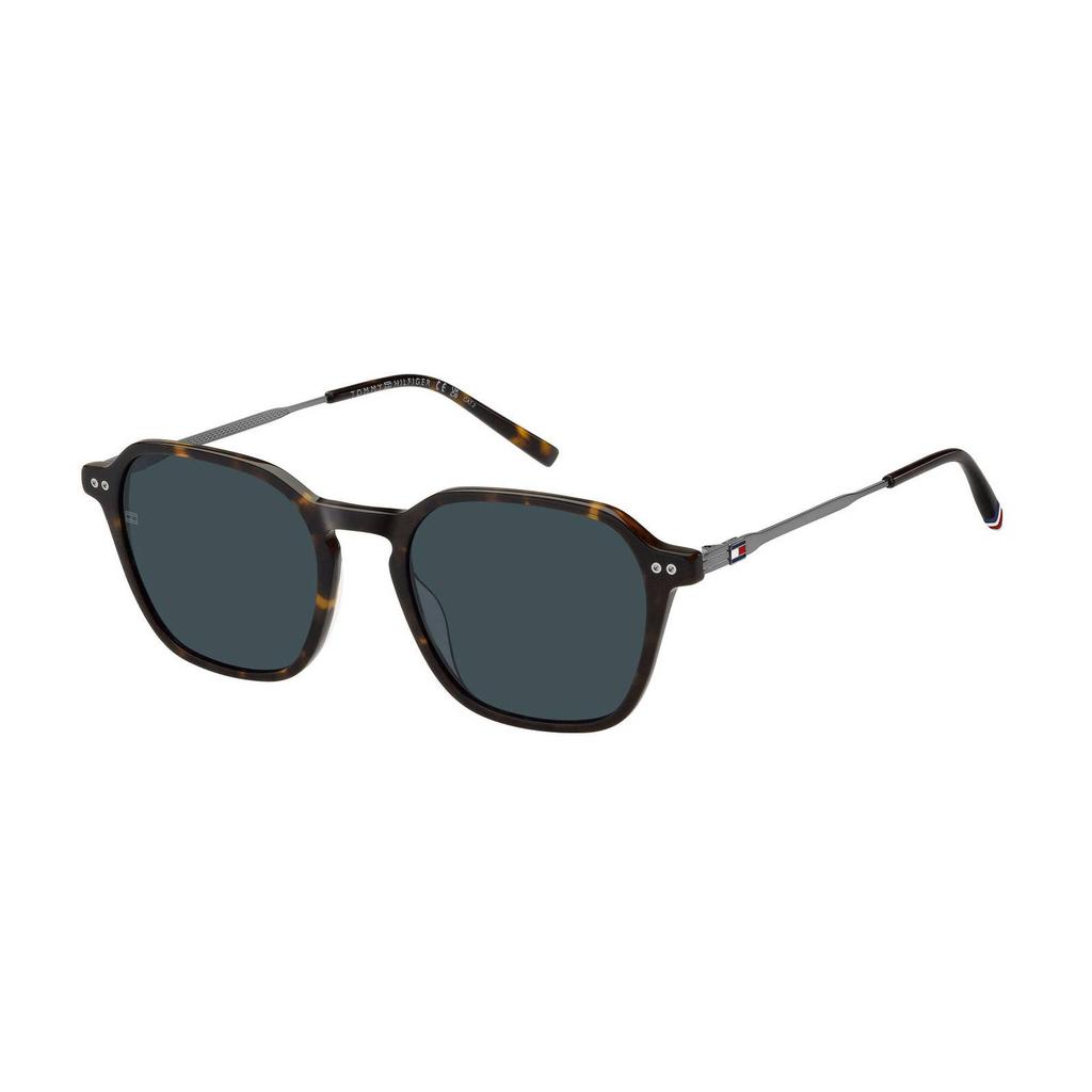 Tommy Hilfiger zonnebril met tortoise print TH 2132/S donkerbruin
