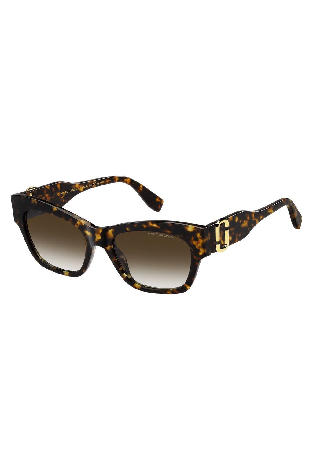 Marc Jacobs zonnebril met tortoise print MARC 762/S bruin