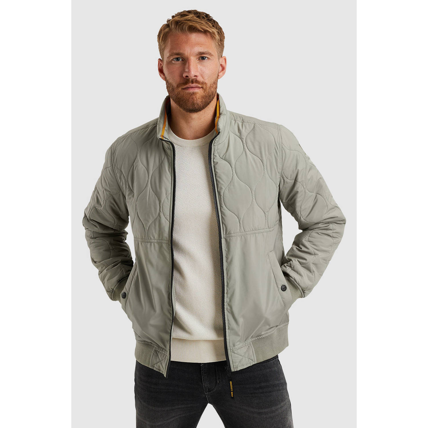 PME LEGEND Heren Jassen Flight Jacket Raider Shader Groen
