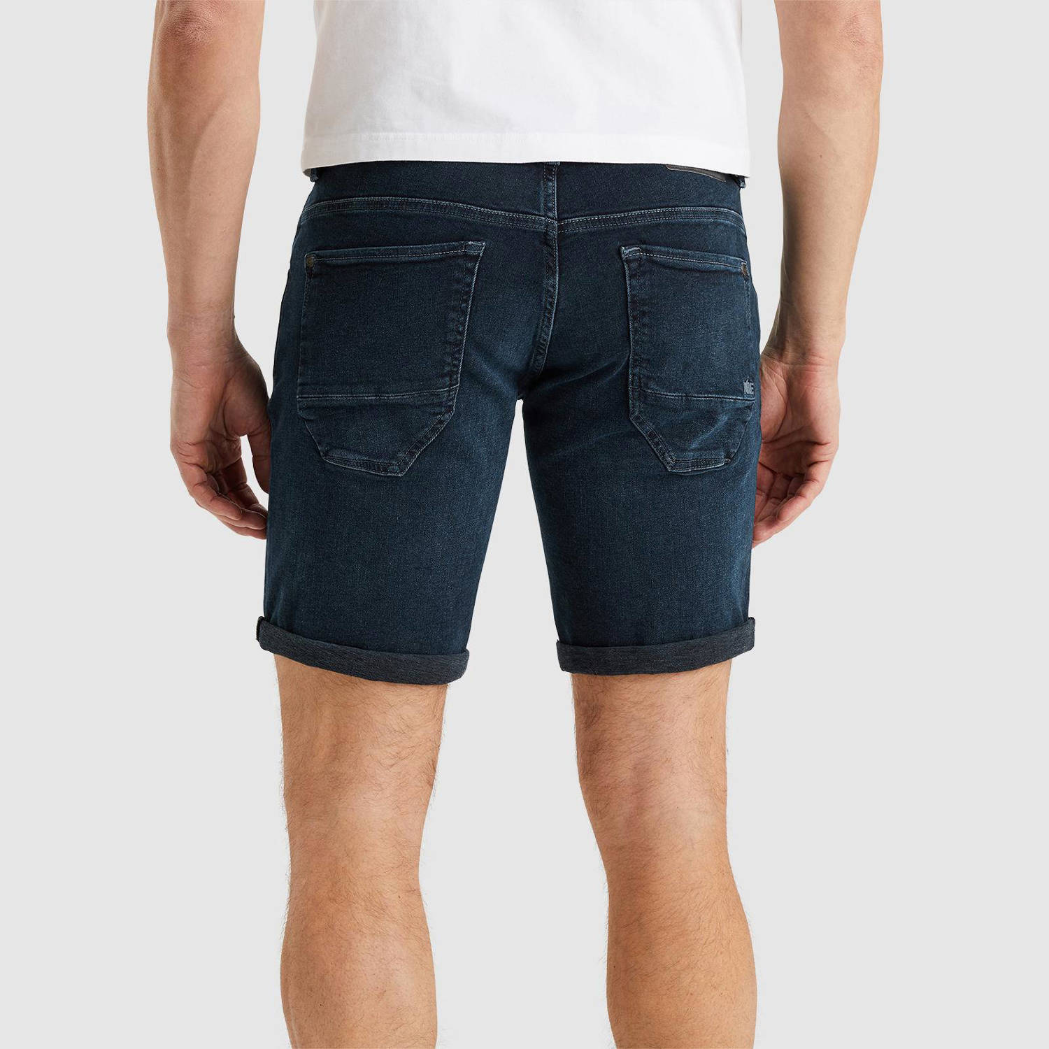 PME Legend regular denim short Nightflight donkerblauw