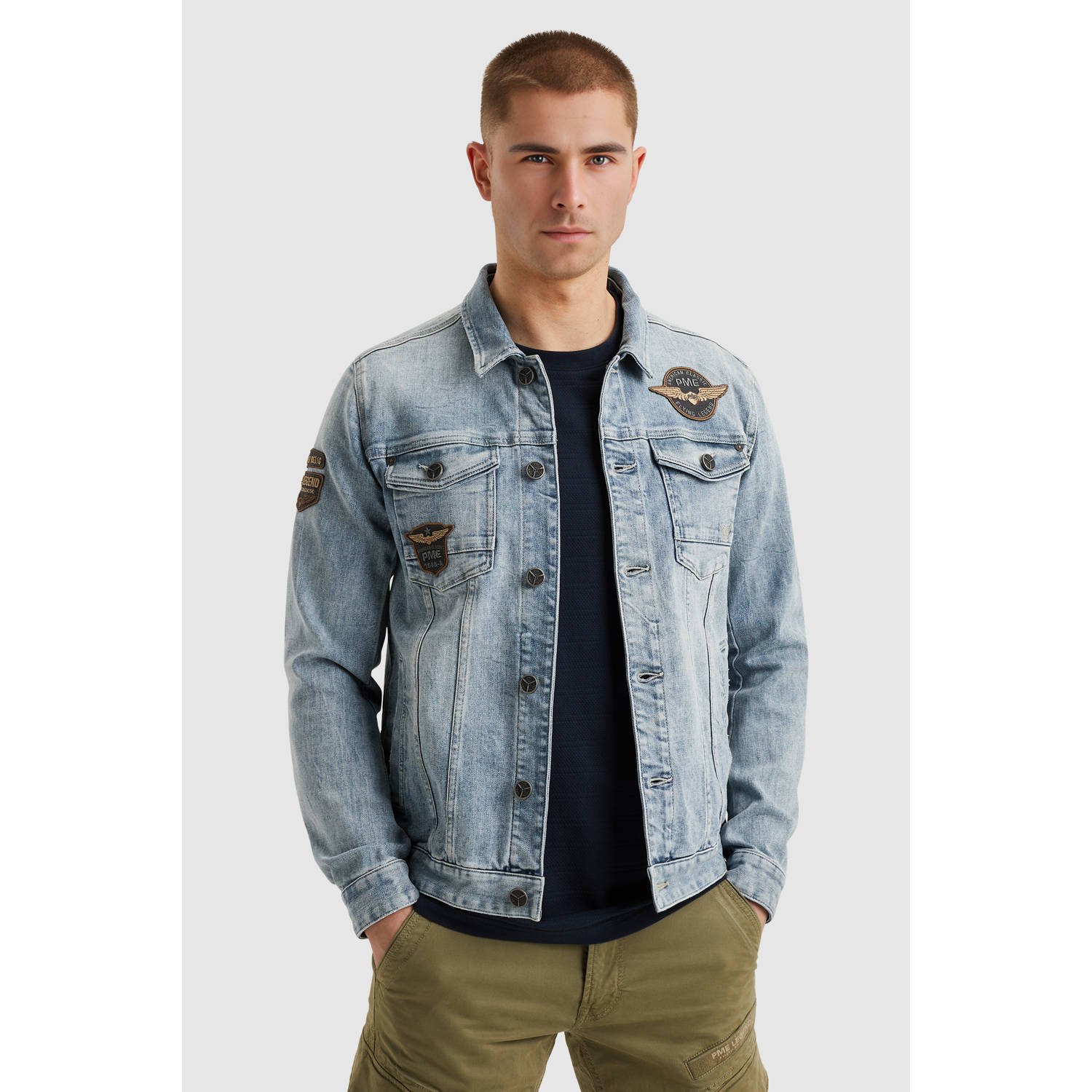PME Legend spijkerjas lichtblauw