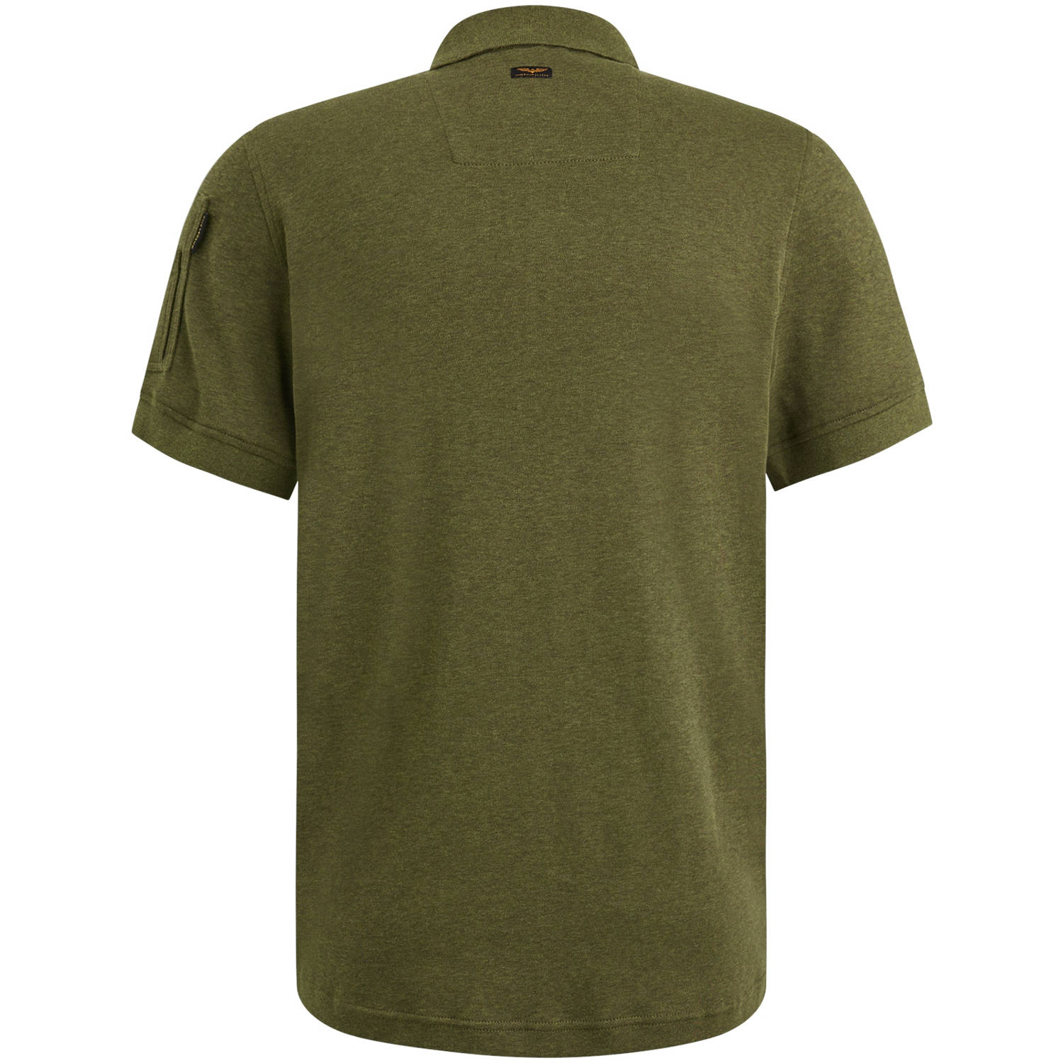 PME Legend regular polo gebreid groen