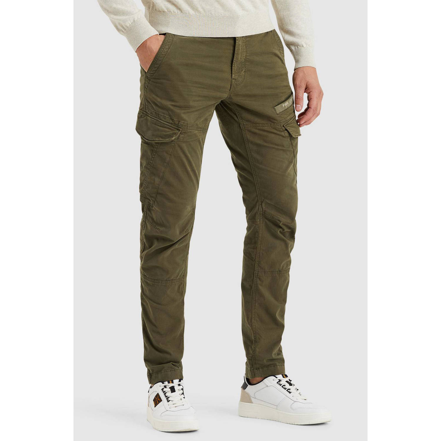 PME Legend tapered cargobroek NORDROP donkergroen