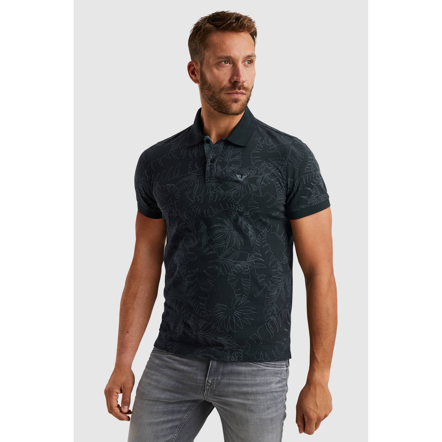PME Legend regular polo donkerblauw