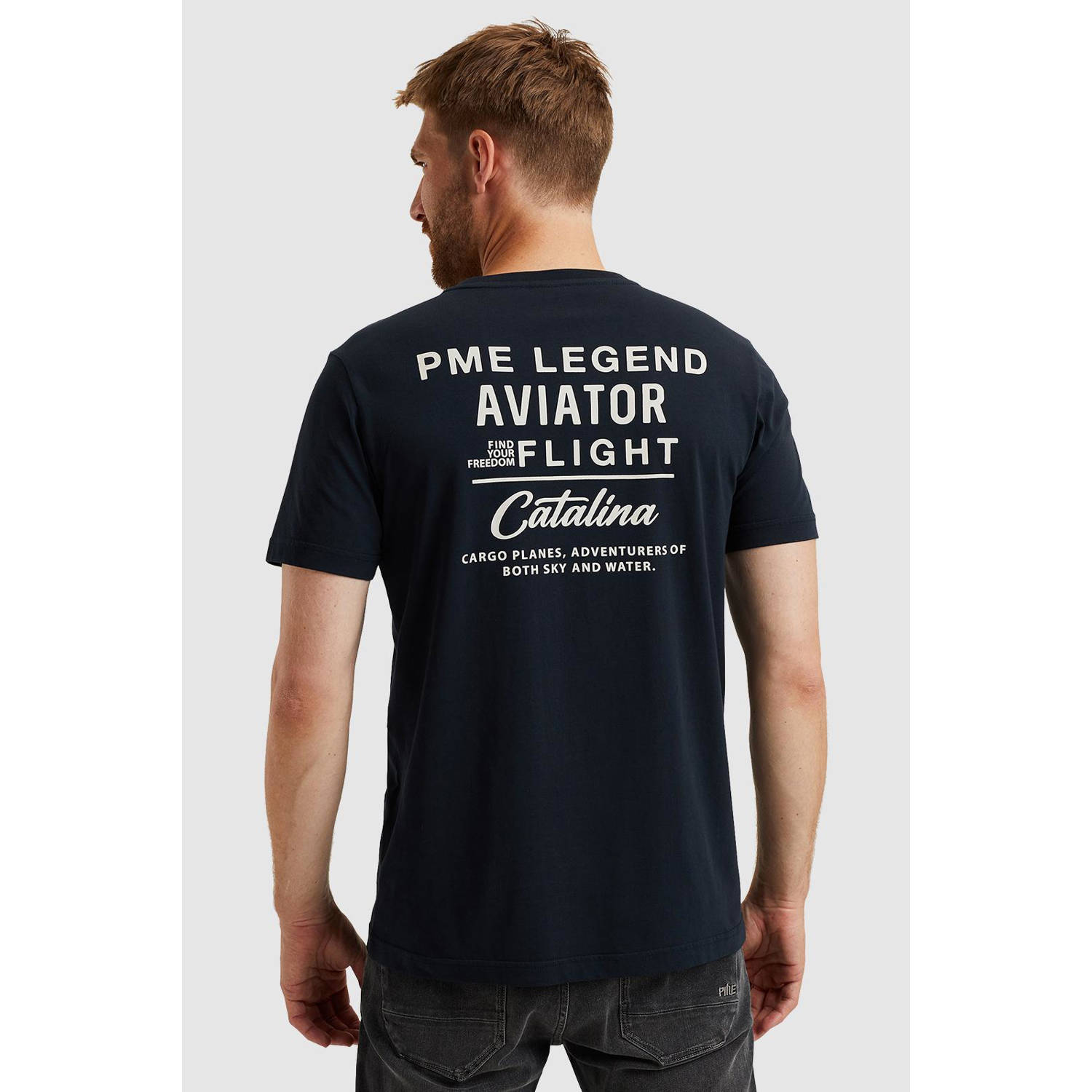 PME Legend T-shirt donkerblauw