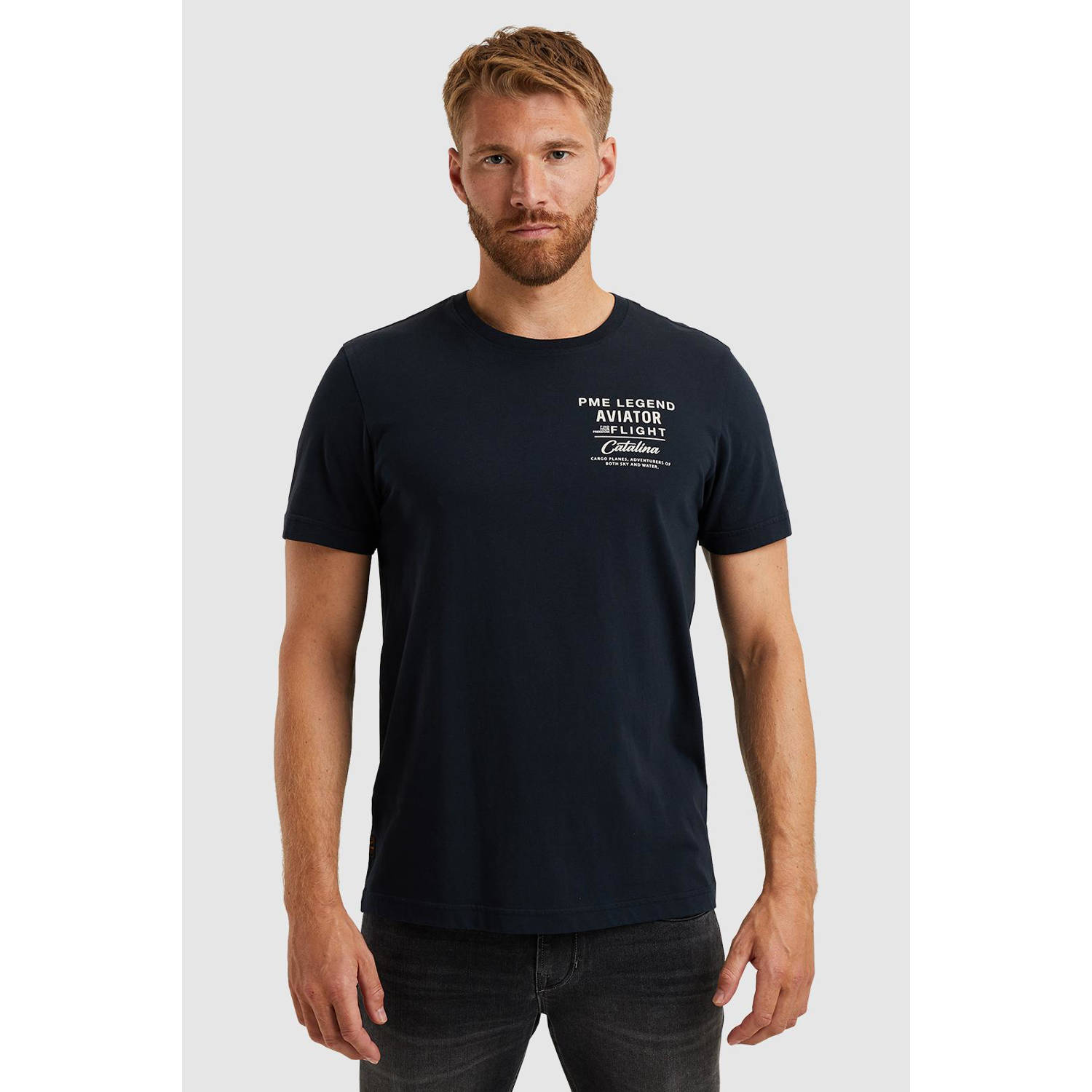 PME LEGEND T-shirt met backprint